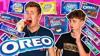 BROTHERS TRY EVERY FLAVOUR OF OREO IN THE WORLD