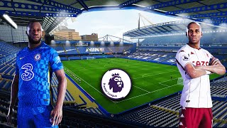 eFootball 2022 - Chelsea vs Aston Villa ● Stamford Bridge Stadium|  Predict Gameplay