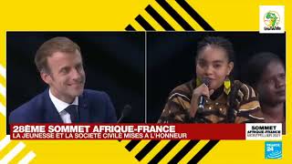 28eme Sommet Afrique-France (2021) : l'échange sans concession des jeunes avec Emmanuel Macron