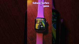 Subway Surfers in Smartwatch #shorts #subwaysurfers #game #gamingwatch #i8promax #applewatch