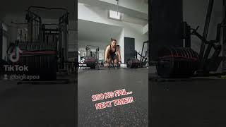 250 KG Fail #youtubeshorts #gym #deadlift #shorts #fail #fails