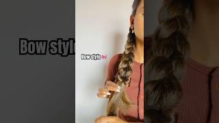 Try this cute style 🎀 #hairstyletutorial #explore #hairvlog #hairstyle #ytshortsvideo