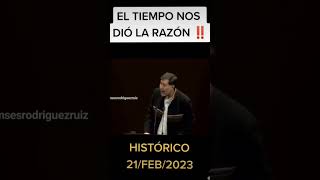 El tiempo le dio la razón al Dip. Noroña 🇲🇽