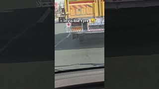 Invisible tyre 😆🤣 #ytshorts #ytshort #shorts #short #viral #trending