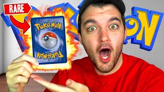 I DID A MAGIC TRICK... AND PULLED A RARE POKEMON CARD!!!