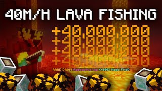 How I make 40M/H from LAVA FISHING | Hypixel Skyblock