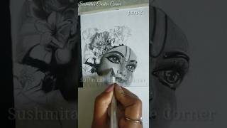 drawing shree Krishna idol part 2 🙏 | jai shree Krishna #ytshorts #art #shorts #krishna #like #share