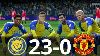 MESSI,RONALDO, MBAPPE, NEYMAR, ALL STARS | AL NASSR 23-0 MAN UNITED