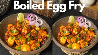 Hubli Dharwad Special Boiled Egg Fry  Street Style In 5 Min