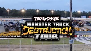 TRAXXAS MONSTER TRUCK DESTRUCTION TOUR WITH X-MAXX SKULLY CRANIAC AND STAMPEDES