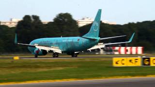 SunExpress TC-SUZ Impressions of Istanbul landing at Airport Bremen 14.08.2012