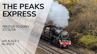 The Peaks Express - Preston to Derby 27/10/24