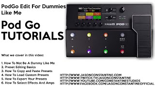 How To Use PodGO Edit! For Dummies Like Me!