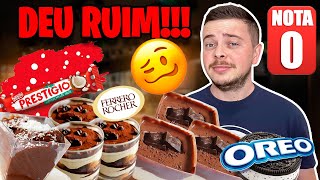 MINI BOMBONS NO POTE DE OREO / FERRERO ROCHER E PRESTIGIO - PIOR SOBREMESA DO CANAL