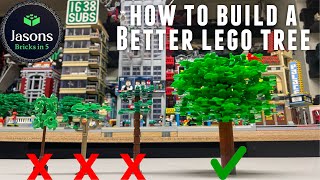 Improving your Lego city with a more realistic looking trees