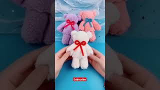 Diy Cute Teddy Bear #shorts #diy #teddy #cutebear #youtubeshort #trending