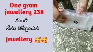 one gram jewellery 238 unboxing // jewellery from one gram jewellery 238