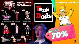 Alerta de Preço!!! Promoção renova estoque na loja Pens And Dolls, Produtos com até 70% de desconto