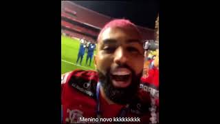 gabigol manda recado para jogador do inter