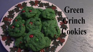 Advent Dec. 3- Green Grinch Cookies!