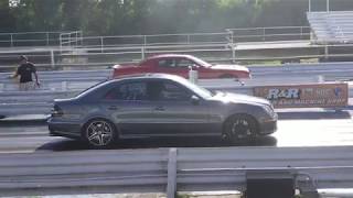 Challenger Hellcat Vs E55 AMG!!!!!!!!