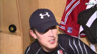 Rangers Players Post-Practice (11/4) Brandon Dubinsky, Brad Richards & Henrik Lundqvist