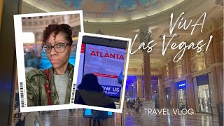 TRAVEL VLOG| He Just Jacked Me + Shopping at Caesars Palace #thehungrypowertv #atlvlogger #vegas2022