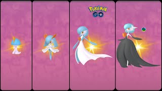 Pokemon Go: Evolving Shiny Ralts into Shiny Kirlia & Shiny Gardevoir (Shiny Gardevoir MegaEvolution)