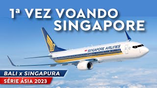 Como é Voar com a SINGAPORE | Denpasar (Bali) 🇮🇩 – Singapura 🇸🇬 | TRIP REPORT