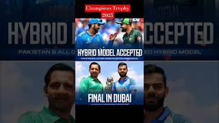 Hybrid Model of Champions Trophy 2025  #ct2025 #cricket