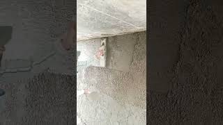 Cement plaster method #shorts #plaster #construction #youtubeshorts #foryou #trending