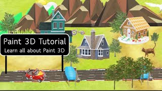 Paint 3D Tutorial: Learn how to create 3D shapes, diagrams & scenes with Paint 3D.