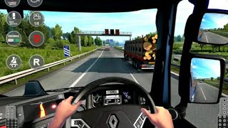 Europe truck simulator//2023 android gameplay