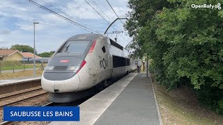 Quelques Trains en Gare de Saubusse les Bains...