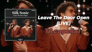 Leave The Door Open (Live) Acapella / Instrumental