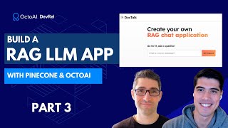 Building a RAG app |AWS Lambdas, Pinecone DBs, and OctoAI Endpoints Part 3