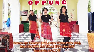 Oppung-Line Dance, Ayu Permana(INA), Hotma Tiarma Purba(INA), Nurul Aini(INA), Evie Effendi(INA)