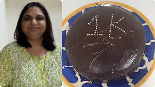 Simple Bourbon Biscuit Cake/1000 subscribers celebration /🙏🏽Thank you 🙏🏽/ RINKU NAHTA/RINKUS KITCHEN