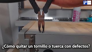 ¿Cómo sacar tornillos con defectos?