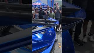 Koenigsegg arriving to Exotic on broadway!!