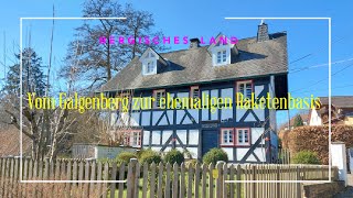 Vom Galgenberg zur ehemaligen Raketenbasis Ommeroth | #wandern #hiking #wanderblog #bergischesland