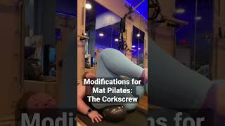 The #corkscrew, a #matpilates move that you may need to modify. Here’s some size inclusive options.