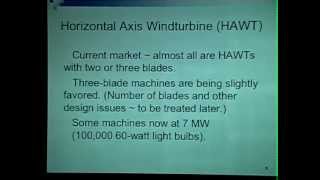 Blowin' in the Wind? A Wind Energy Systems Overview