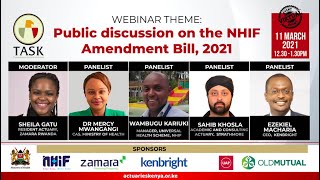 WEBINAR: Public Discussion on the NHIF Amendment Bill, 2021