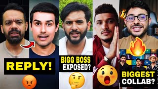 Flying Beast Reply to Dhruv Rathee & Controversy! 😡| CarryMinati Round2hell, Fukra Insaan, Divine |