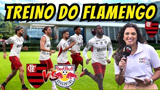 Treino do Flamengo hoje! Preparação para o jogo FLAMENGO X BRAGANTINO! Noticias do Flamengo