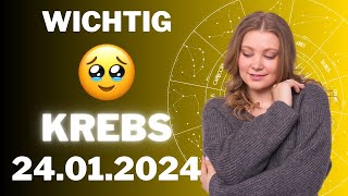 KREBS ♋️🤫 JEMAND vermisst dich sehr 😨 Horoskop - 24.Januar 2024 #krebs #tarot