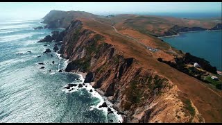 DRONE VIEW - Point Reyes National Seashore California USA