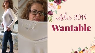 Wantable October 2018 with try on