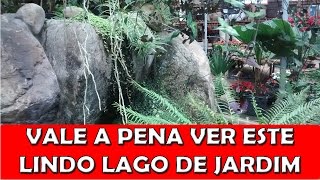 Decoraçao de jardins com pedras e plantas | LAGO ARTIFICIAL | cascatas | lago artificial com carpas